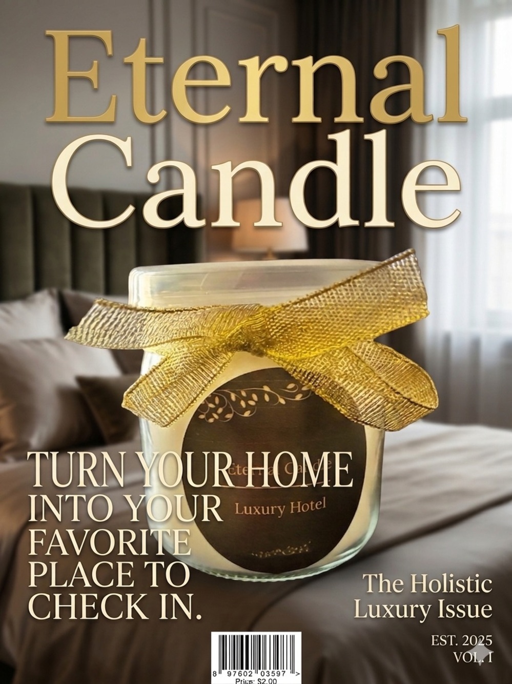 Luxury Hotel Scented Candle 4oz | Hand Poured Soy Candle | Gift Ready